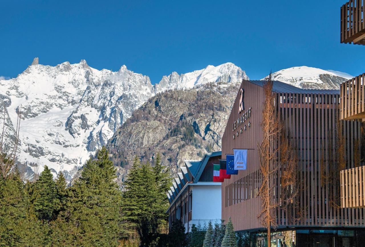 Le Massif Hotel & Lodge Courmayeur The Leading Hotels Of The World Eksteriør billede